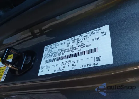 2021 Ford F-150 Xlt из США, поврежденный, VIN 1FTEX1EP3MKE37532